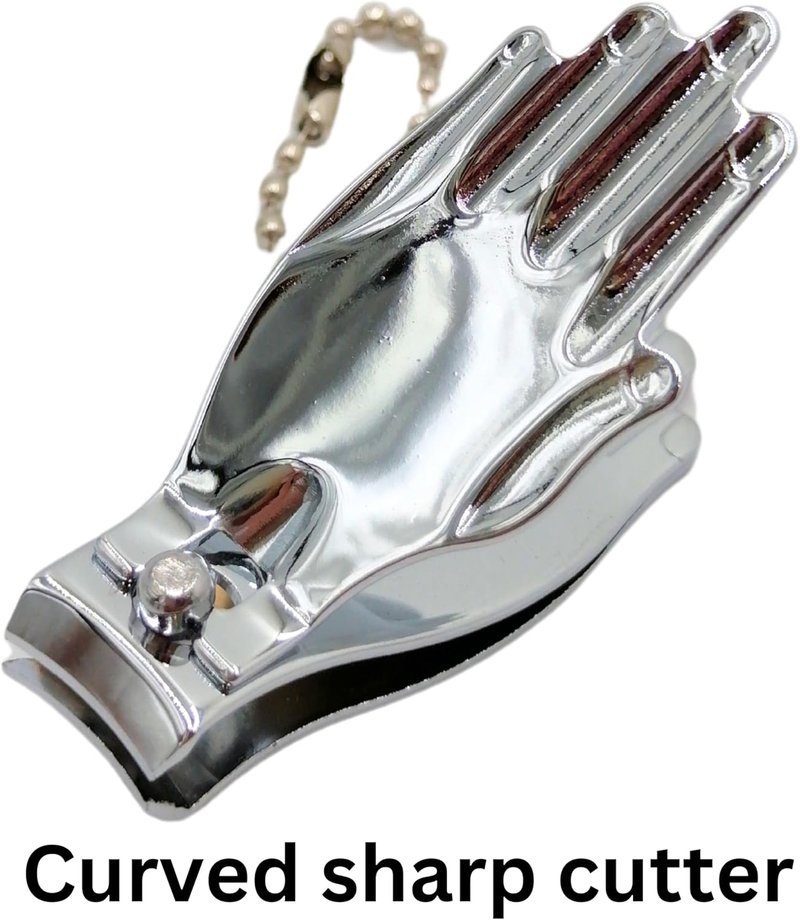 Mini Nail Clippers - Portable Finger Nail Clipper Keychain for Travel | Compact Design