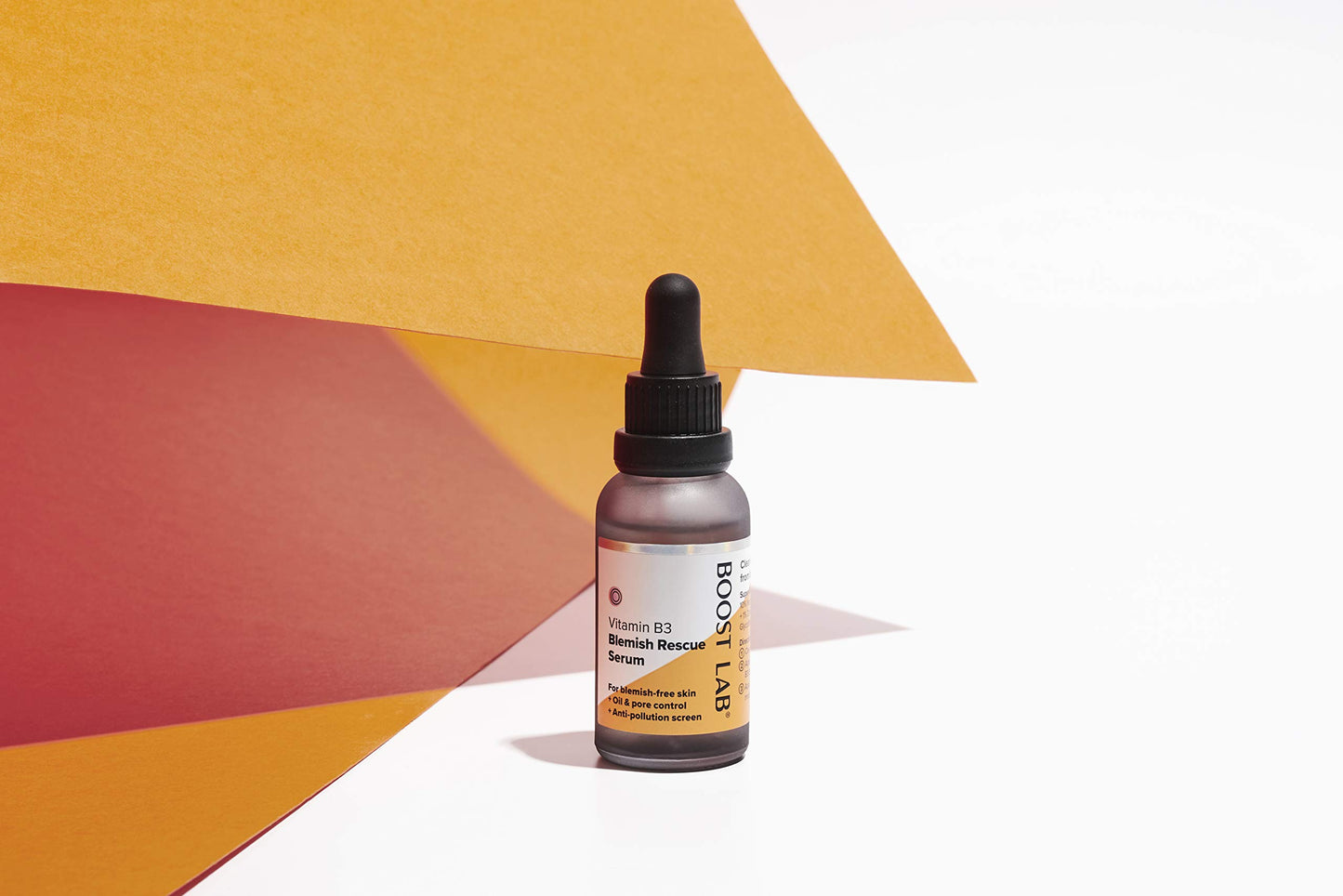 BOOST LAB Vitamin B3 Blemish Rescue Serum - Reduce Skin Blemishes, Acne, Enlarged Pores, Redness and Oily Skin - Simple, Pure & Potent - Paraben, Sulphate, Fragrance & Cruelty Free - 30 ml (1 fl oz)