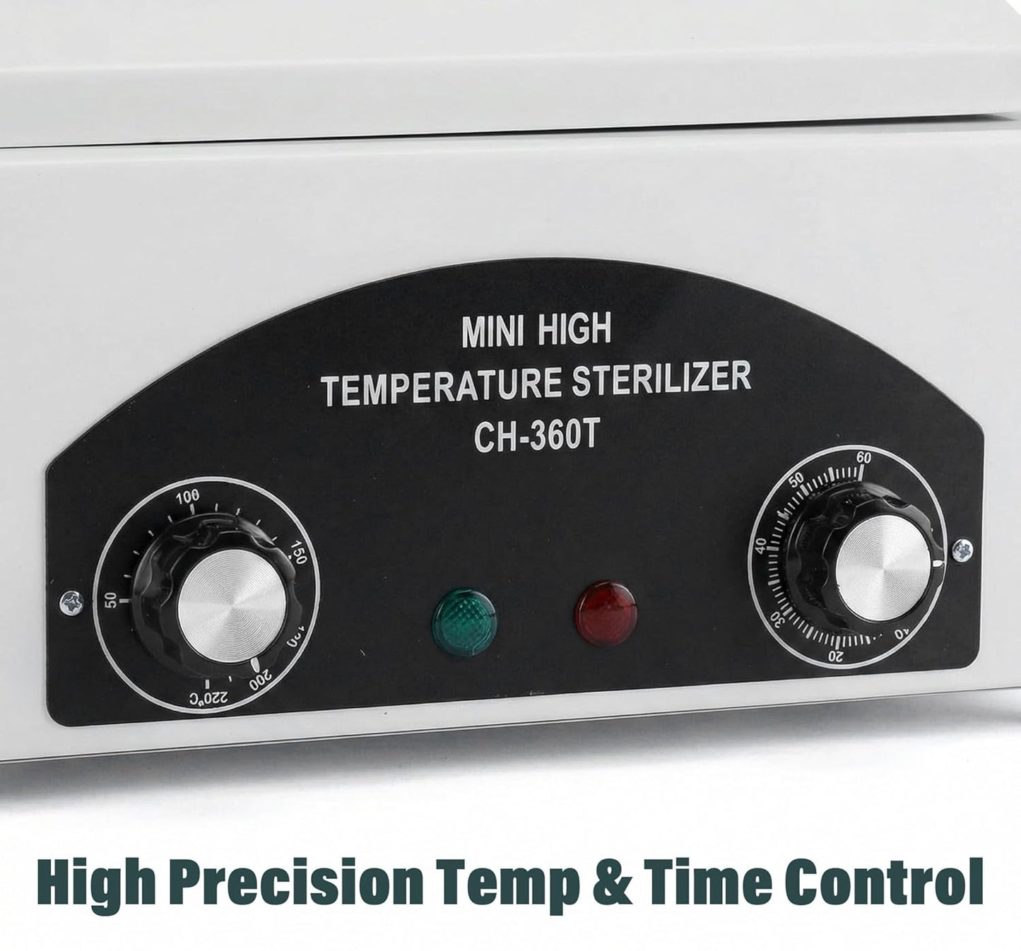 High-Temperature Autoclave Sterilizer - 2.0L Nail Tool Dry Heat Machine with Timer | 110V, CH-360T