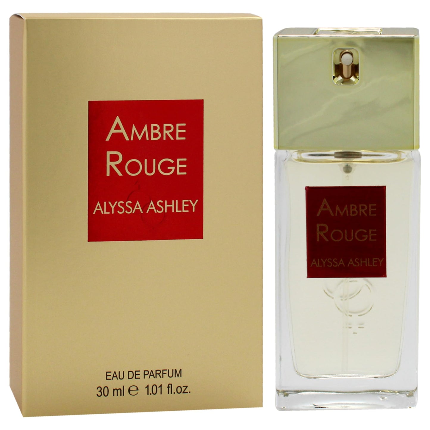 Alyssa Ashley Ambre Rouge - Perfumes for Women and Cologne for Men - Mens Cologne with Pepper, Citrus, Floral, and Fruit Notes - 1.01 oz EDP Spray