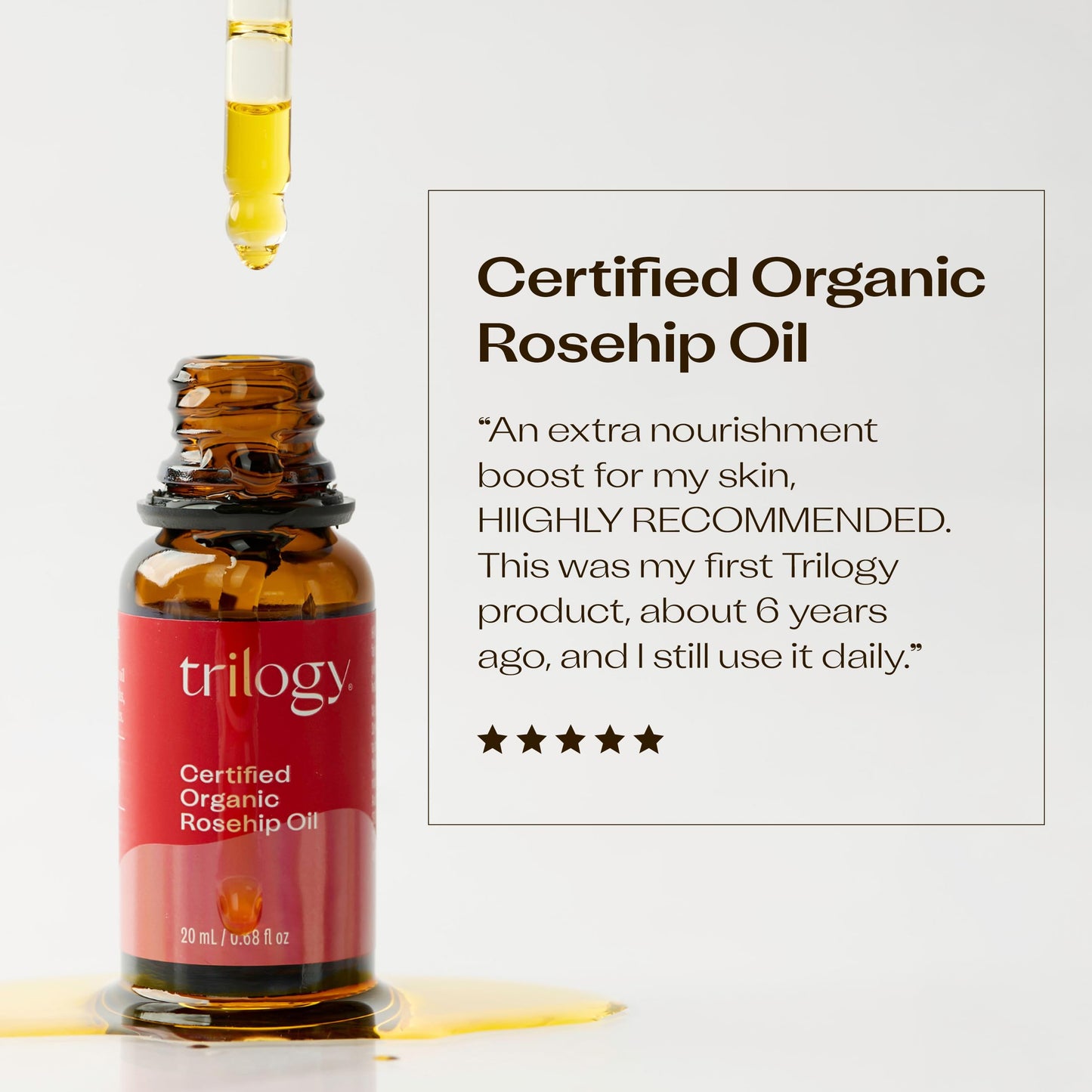 Trilogy Certified Organic Rosehip Oil Duo, 0.68 Fl Oz Each