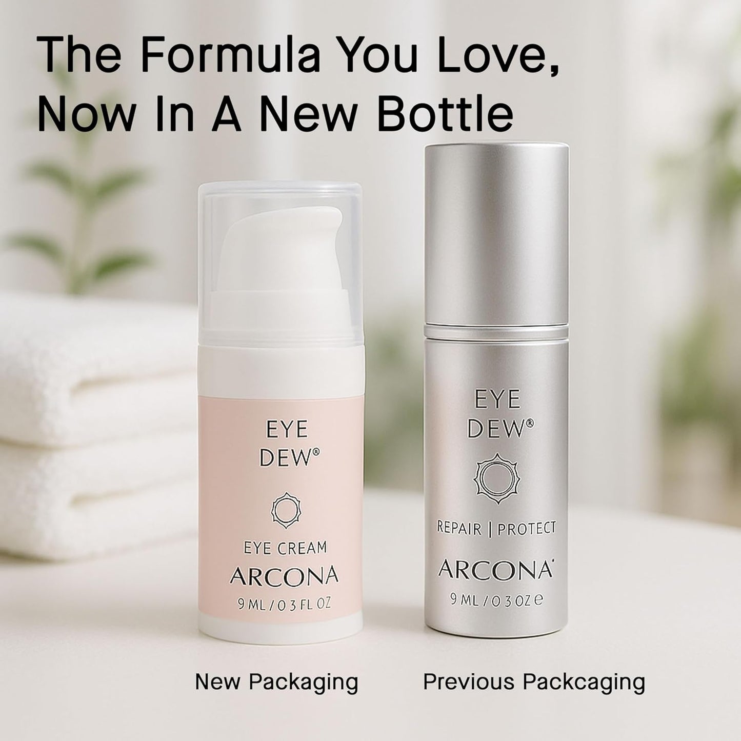 ARCONA Eye Dew - Hydrating Eye Cream with Shea Butter & Hyaluronic Acid | Fills Lines & Wrinkles, 0.3 oz