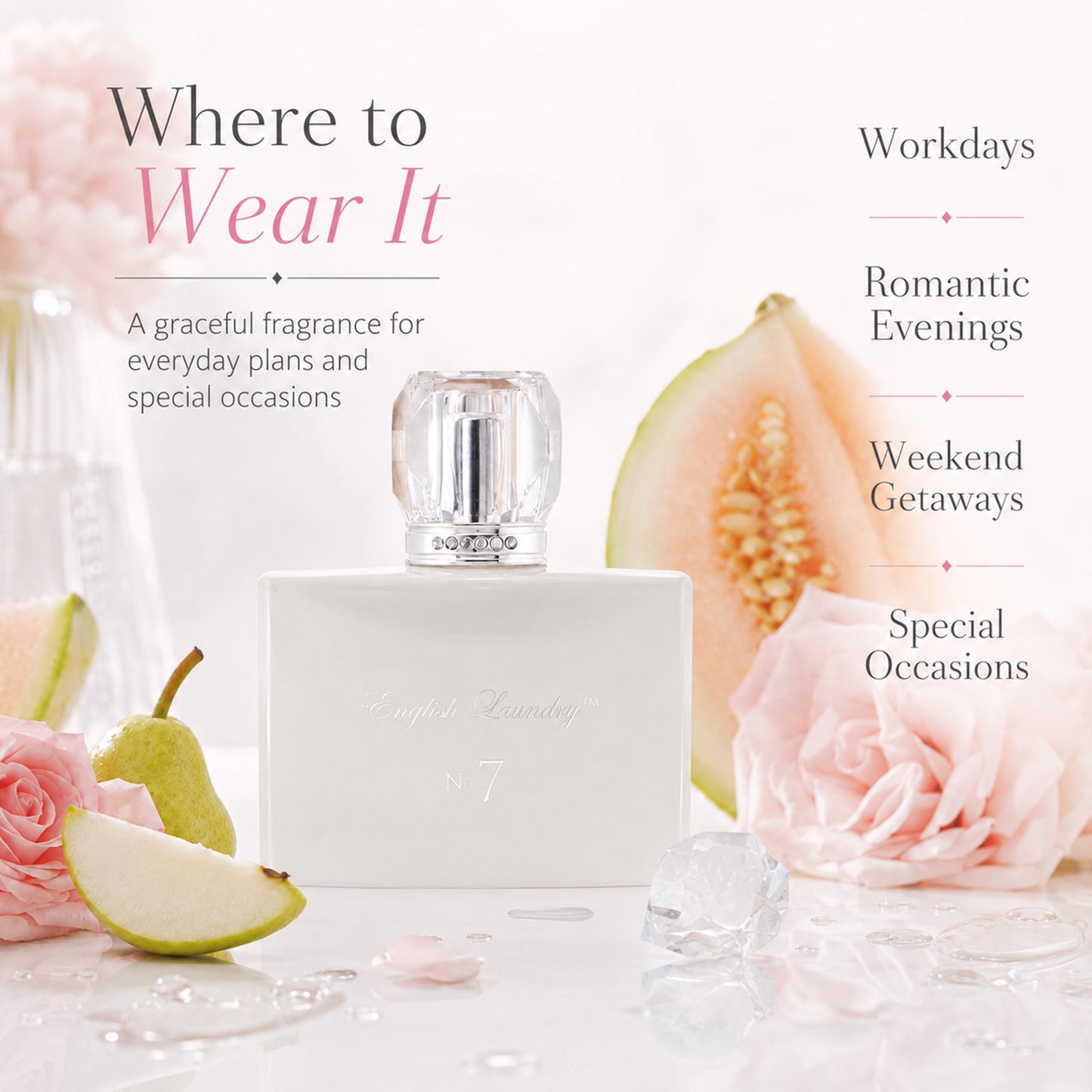Women's No. 7 Eau de Parfum, 3.4 fl. oz. for her (unboxed), by Englsih Laundry