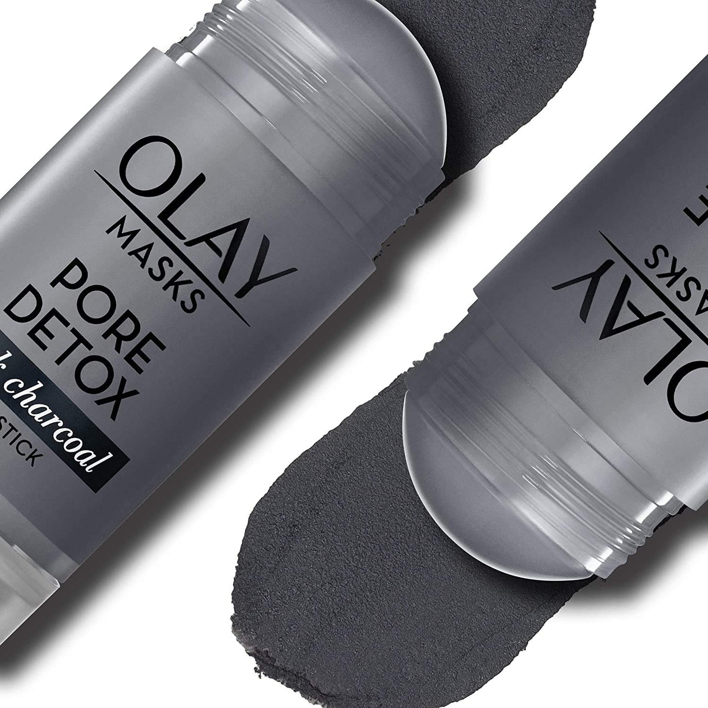 Face Mask by Olay, Clay Charcoal Facial Mask Stick, Pore Detox Black Charcoal, Spa and Beauty Gift for Women 1.7 Oz