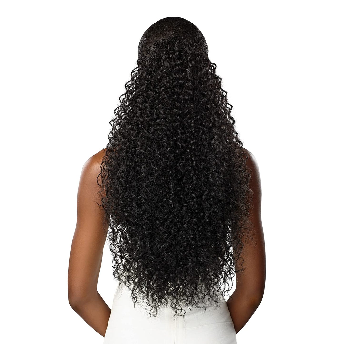 Lulu Ponytail Drawstring - High Heat Synthetic Yaki Hair Piece | 2 Dark Brown