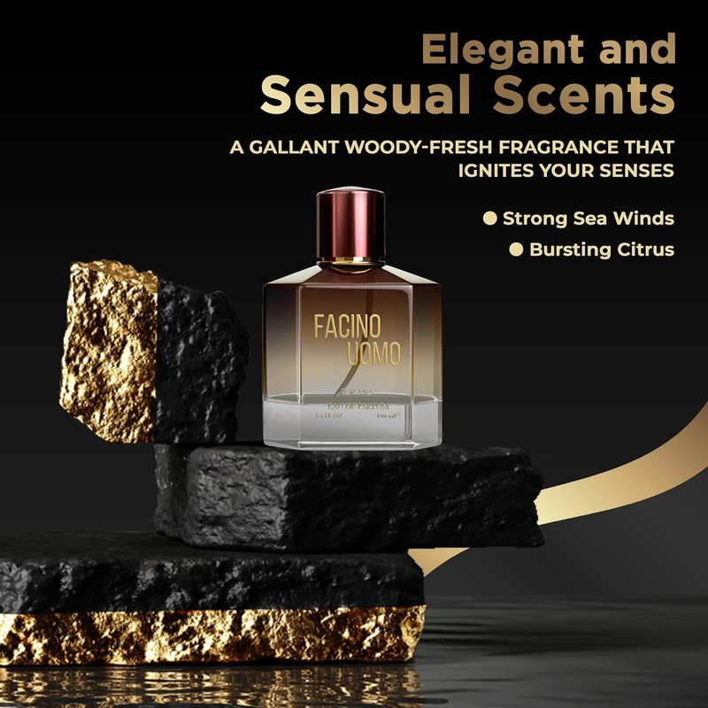Men's Cologne Inspired by Renowned Perfume - Fresh Sea Notes, Grapefruit & Jasmine | Long-Lasting Eau De Parfum 100ml