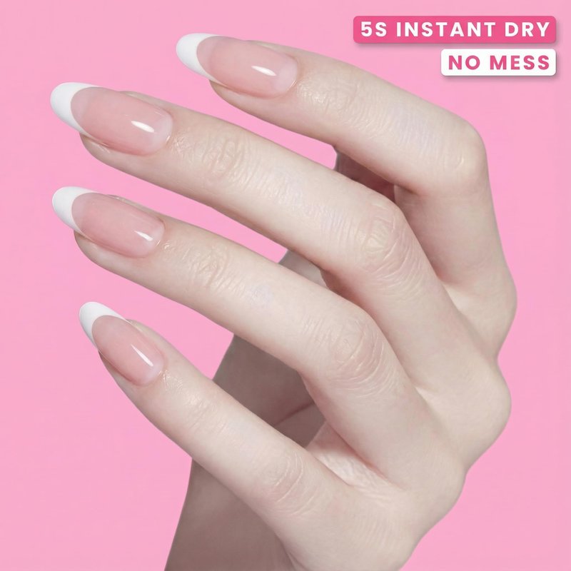 Super Strong Nail Glue for Press On Nails,Upgraded Formula with SGS Certification,Vegan,5S Instant Dry,Up to 30 Days Hold,False Nail Glue,Brush Applicator,8ml,1 pcs