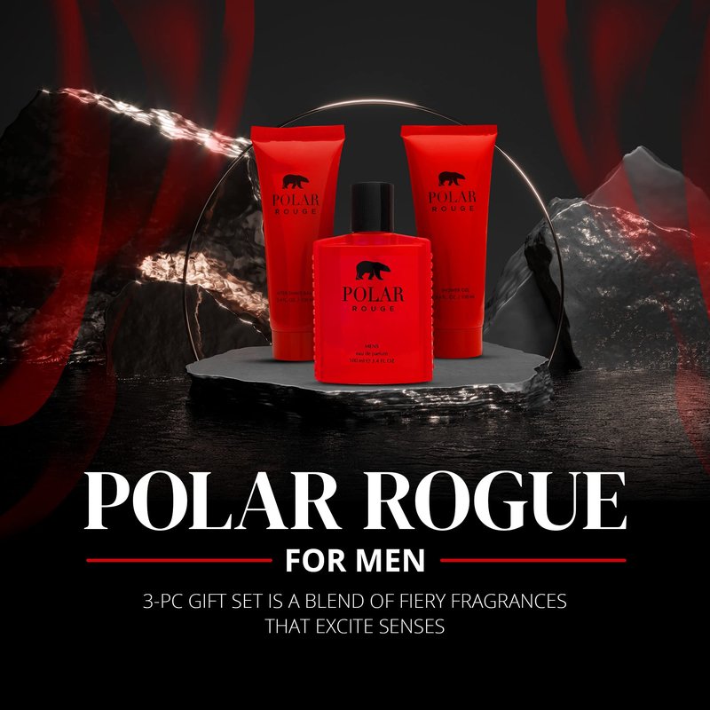 Perfume for Men Gift Set – INSPIRED by A WORLD RENOWNED MEN'S PERFUME – Cranberry, Grapefruit, Italian Lemon, Warm Woods – Fresh, Spicy, Woody, Long-Lasting – Premium Mens Cologne 100ml x3