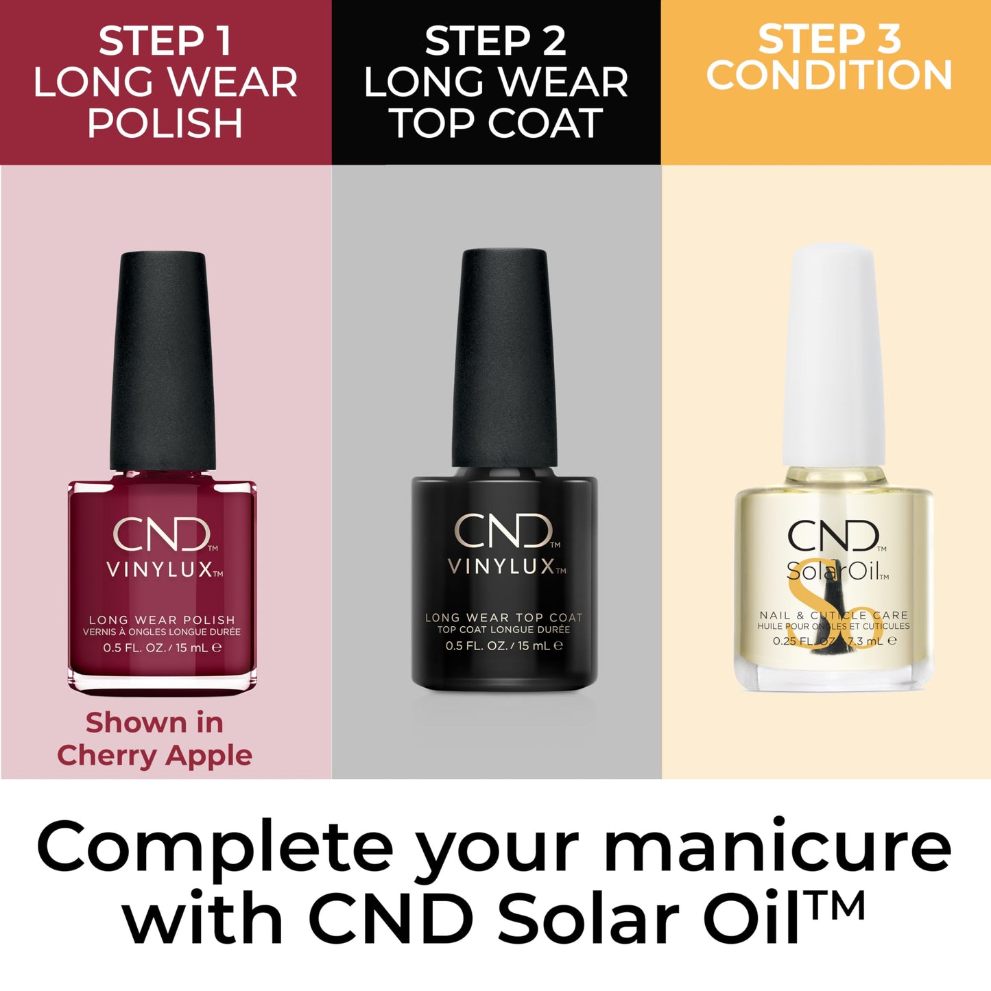 CND Vinylux Longwear Red Nail Polish, Lobster Roll, 0.5 fl oz