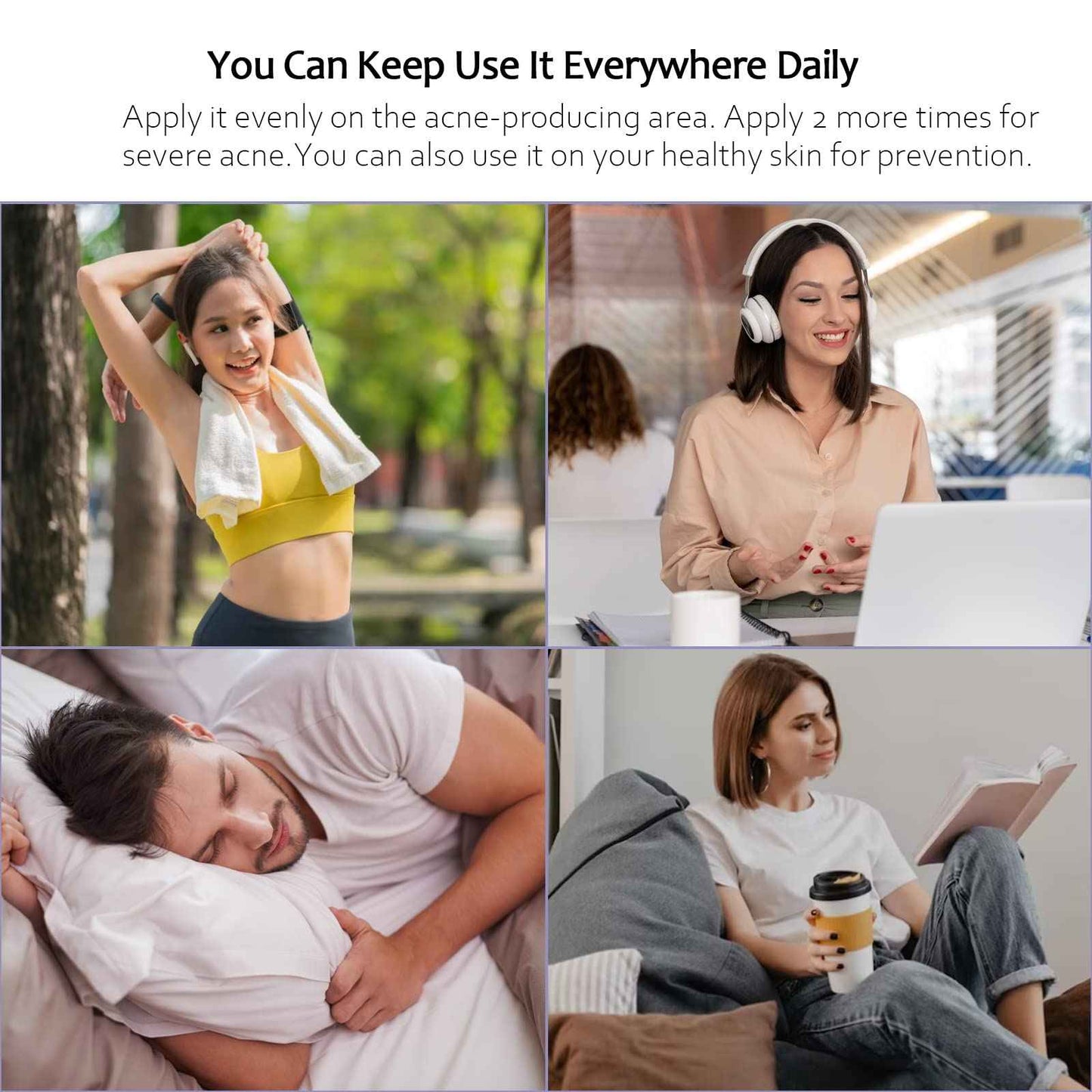 Butt Acne Clearing Treatment, Maximum Strength Body Cream for Back, Buttocks, Thigh & Chest Acne Removal, Skin Clearing Lotion for Men & Women, Foaming Cleanser for Bacne & Cystic Acne