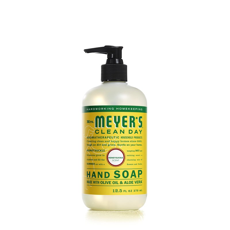 Mrs. MEYER'S CLEAN DAY Hand Soap Bundle (Lemon Verbena + Lavender + Basil + Honeysuckle)