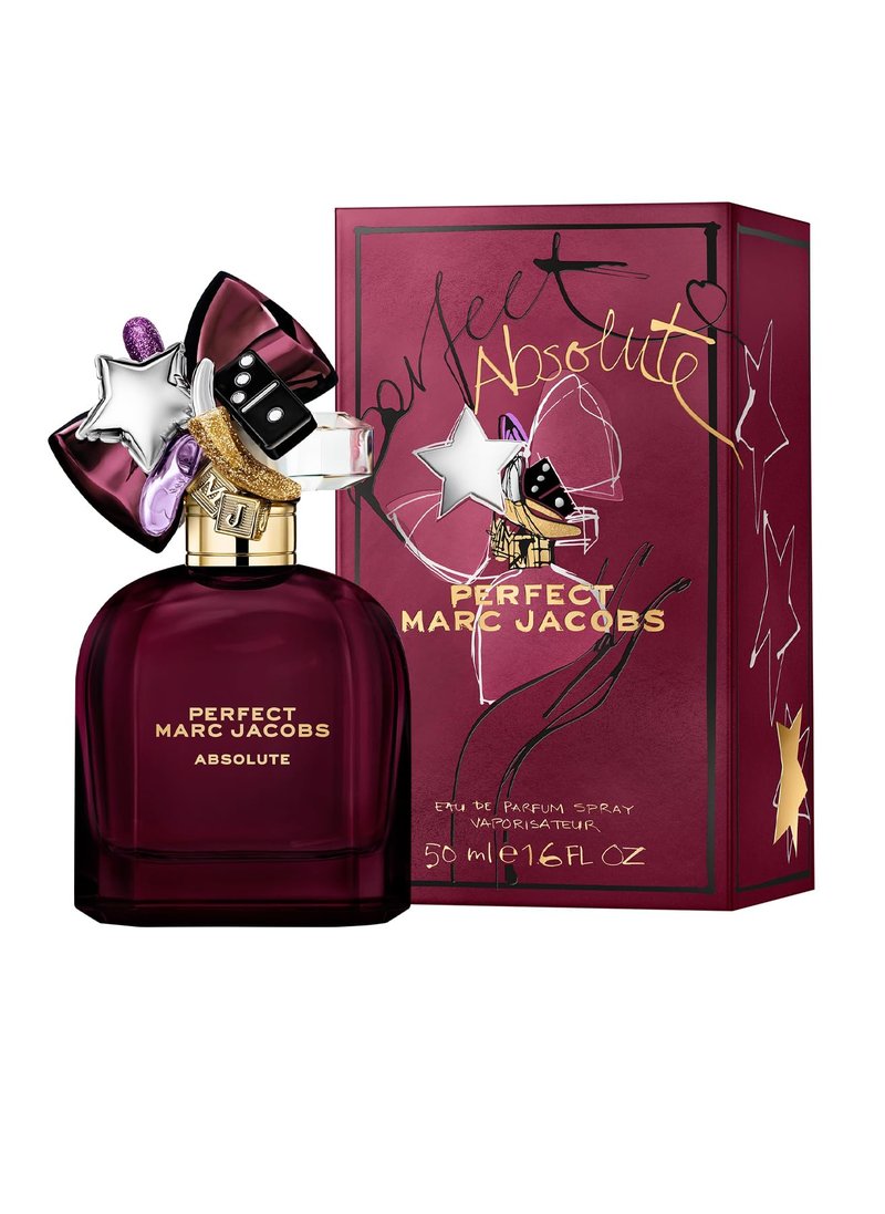 Marc Jacobs Perfect Absolute Eau de Parfum – Ambery Women's Perfume – With Notes Caramelized Fig Accord, Jasmine Absolu & Rich Amber Accord – 1.6oz