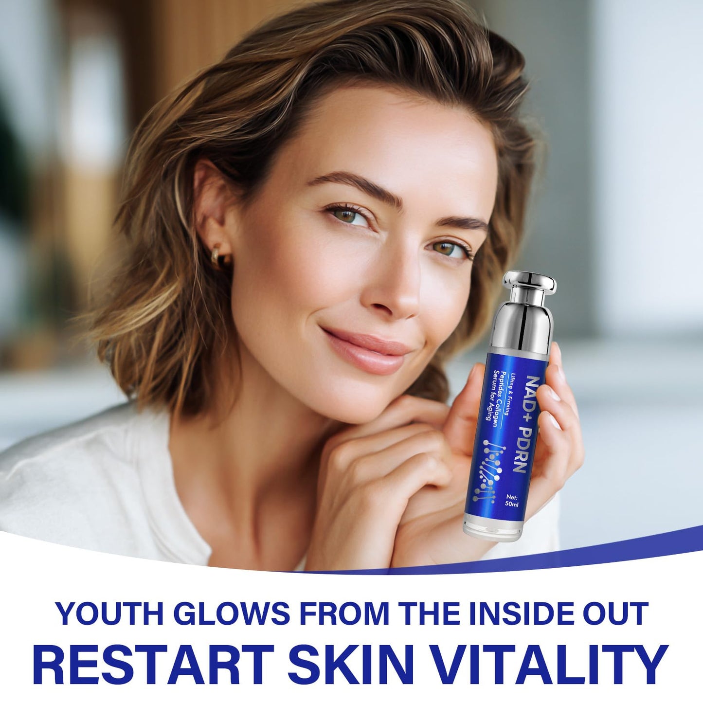 PDRN Serum丨Lifts and firms, Reduces Wrinkles, Deeply Moisturizes丨Peptides, PDRN丨Anti-aging, Improves Dullness