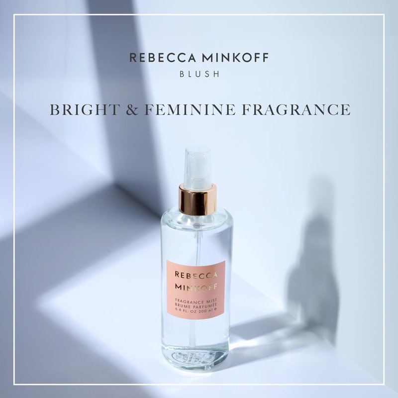 Rebecca Minkoff Blush - Body Spray for Women - Floral Fresh Fragrance - Notes of Bergamot, Mandarin, Black Currant, Orange Flower, Jasmine - 6.8 oz.