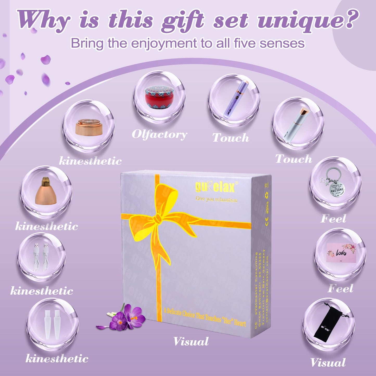 Electric Beauty Epilator+Facial Hair Remover for Women, Hair Removal Device Gift Set, Portable Epilation System, Painless Shaver for Body Face Chin Lip