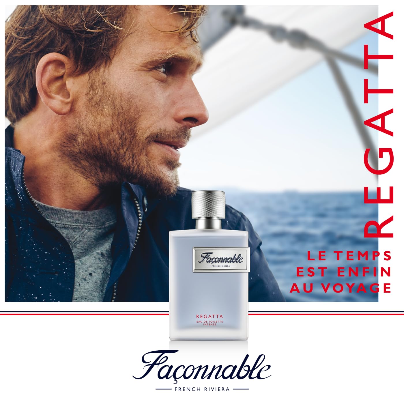 Façonnable - Regatta 90ml (3 Fl Oz) - Eau de Toilette for Men - Woody & Aquatic Scents