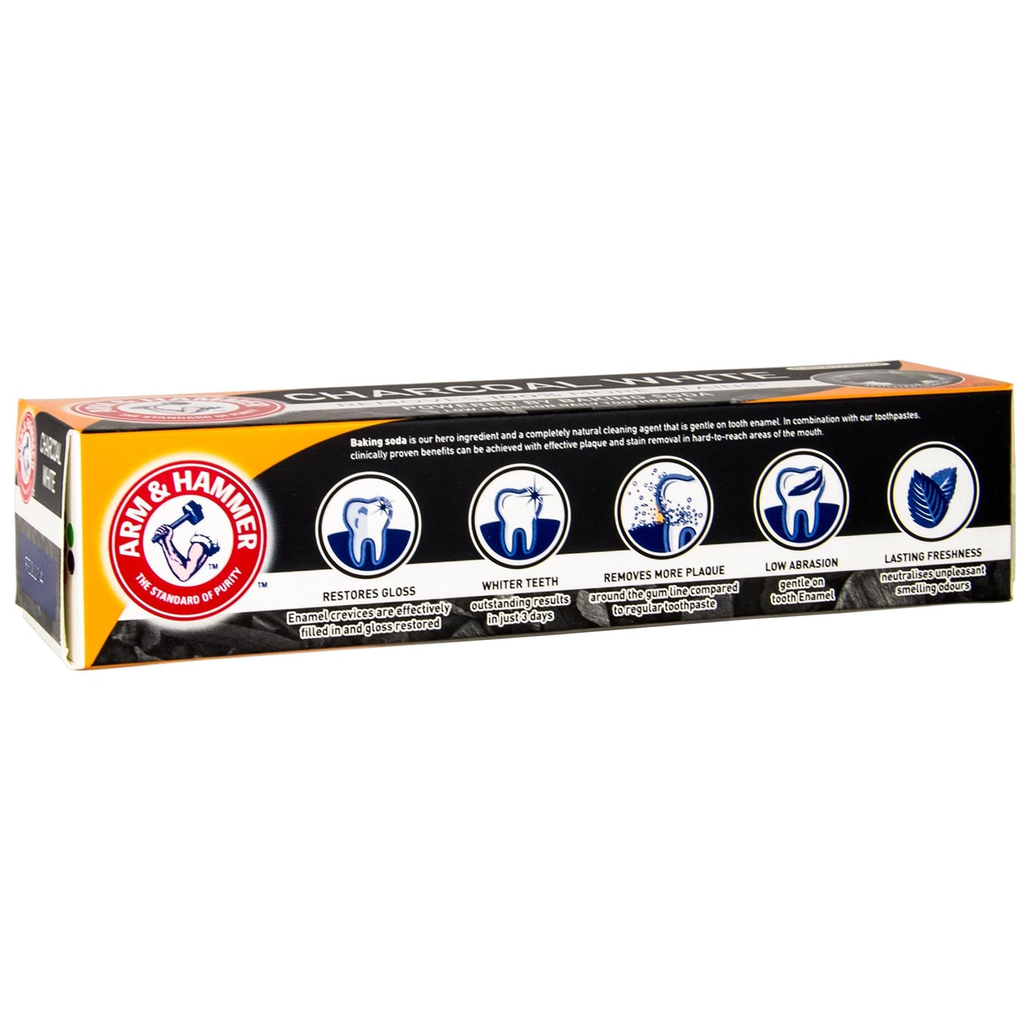 Arm & Hammer Charcoal White Toothpaste, 75ml