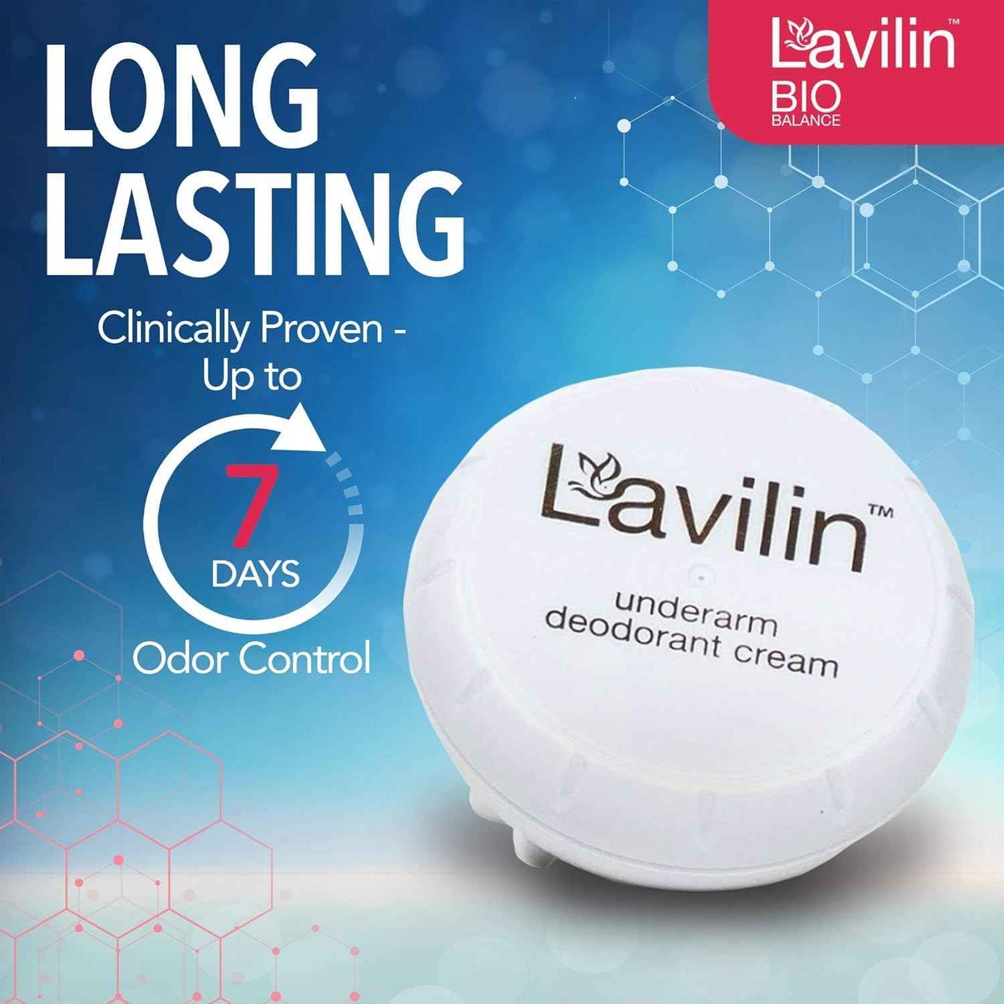 Lavilin Underarm Deodorant Cream - 0.44oz/12.5g