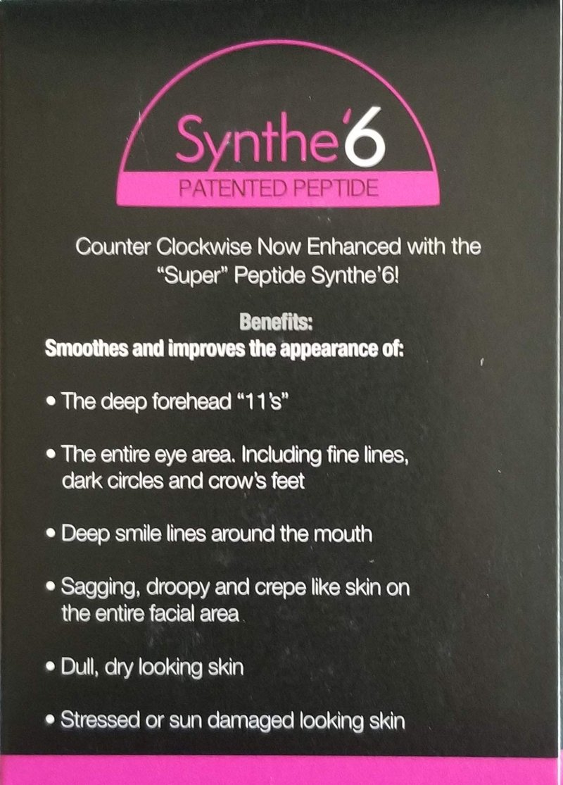 AminoGenesis Counter Clockwise 5 oz Dark Circle and Wrinkle Eye Cream, Day and Night Firming Eye Treatment, Eye Contour For Sensitive, Puffy Eyes and Eye Bags