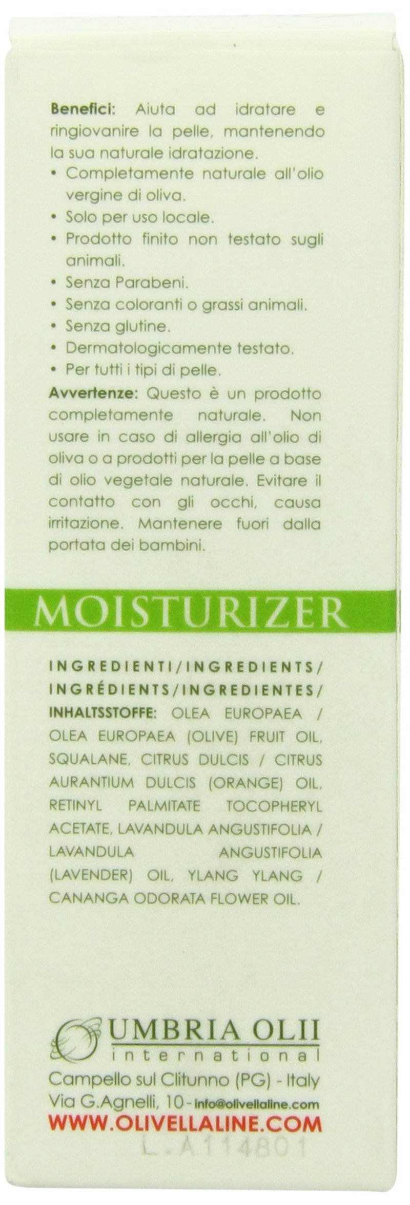 Olivella Olivella All Natural Virgin Olive Oil Moisturizer, for All Skin Types, 1.69 Oz, 1.69 Oz