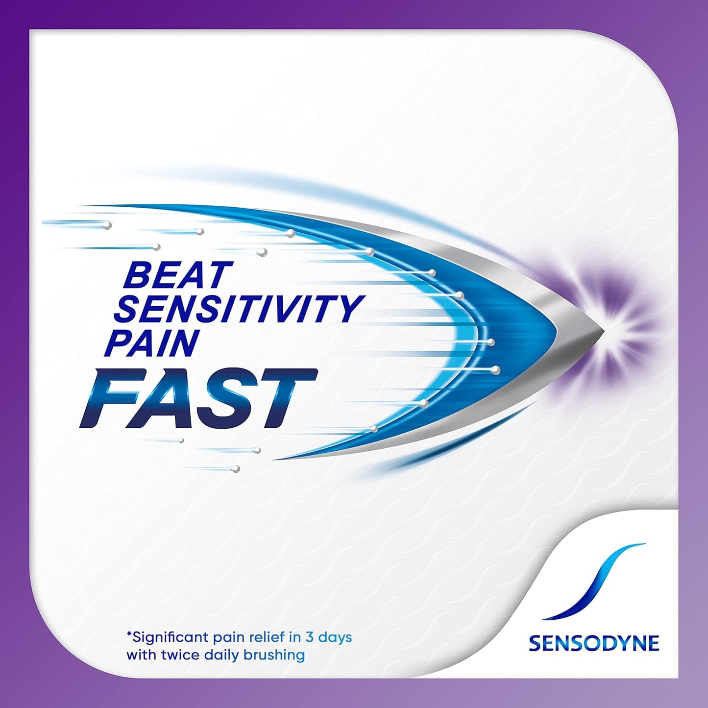Sensodyne Rapid Relief Sensitive Toothpaste - Extra Fresh Formula | 3.4 oz (Pack of 3)