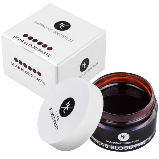 Narrative Cosmetics SFX Scab Blood Paste - Realistic Makeup for Theatrical Cuts, Wounds, Stage, Film, and Costume Effects 1.41oz (40gm)