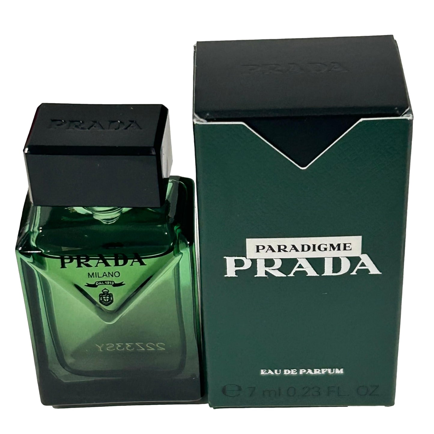 Prada Paradigme EDP MEN splash On MINI/SMALL/TRAVEL SIZE perfume 7 ml / 0.23 fl oz (7663)