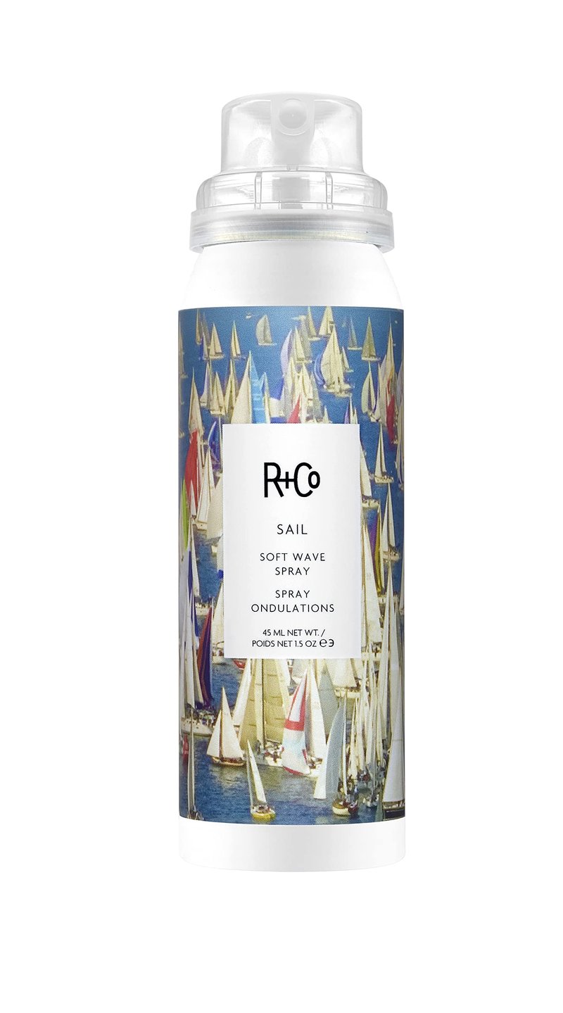 R+Co Sail Soft Wave Spray Travel | Lightweight Wave Spray, Natural Shine + Voluminous Waves | Vegan + Cruelty-Free | 1.5 Oz