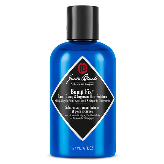 Jack Black Bump Fix, 6 Fl. Oz. – Acne, Razor Bump & Ingrown Hair Solution – Moisturizing Acne Treatment for Face, Aftershave for Razor Bumps, Ingrown Hair Serum for Men