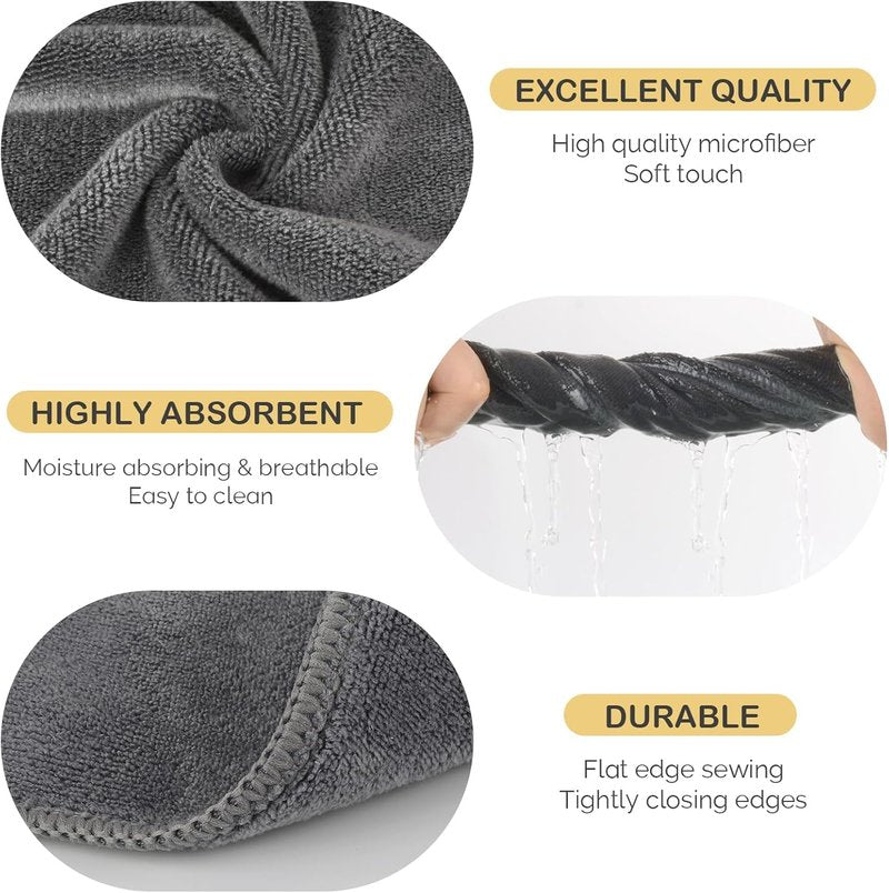 Microfiber Face Cradle Covers - Large, Soft & Reusable Non-Stick Massage Headrest Cover | Fits All Massage Tables & Chairs
