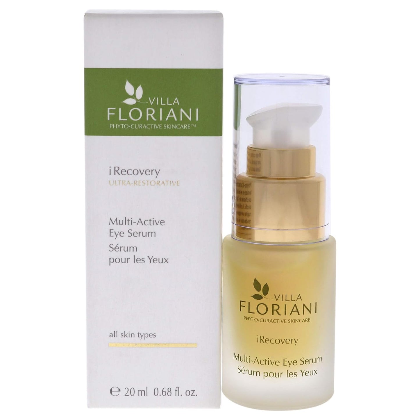 Villa Floriani Multi-Active Eye Serum - Unisex Anti-Aging Formula | 0.68 oz