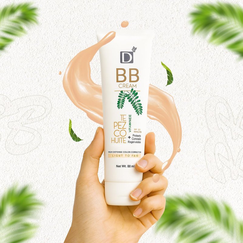 3-in-1 Sunscreen Moisturizer with SPF 50 - Protects, Corrects & Regenerates | Tepezcohuite, Vitamin E, Chamomile | Non-Comedogenic, Shine Control