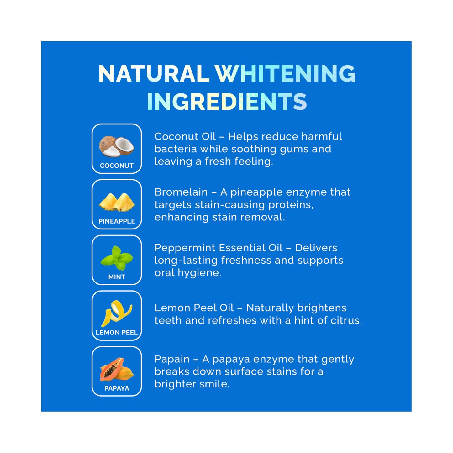 Whitening Strips for Sensitive Teeth 7 Treatments, Coconut – Enamel Safe, Peroxide-Free Coconut Teeth Whitening Strips with Natural Enzymes – Gentle White Stips for Sensitive Gums & Daily Oral Care