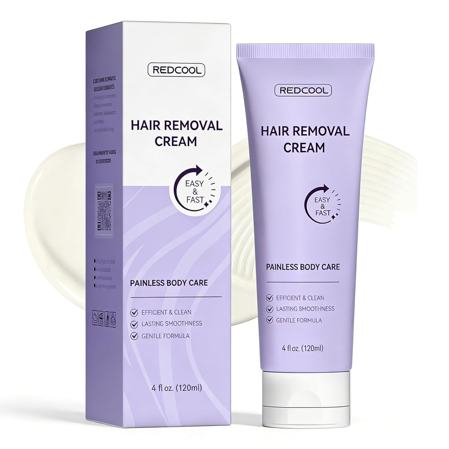 Gentle Hair Removal Cream for Sensitive Skin - Ideal for Legs, Arms & Bikini Area | Includes Spatula Applicator, 1 Count