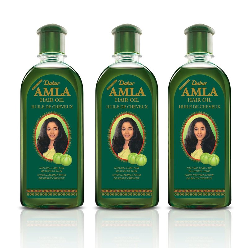 Dabur Amla Hair Oil - Nourishing Herbal Oil for Healthy Scalp & Strong Hair | 500ml (Pack of 3)