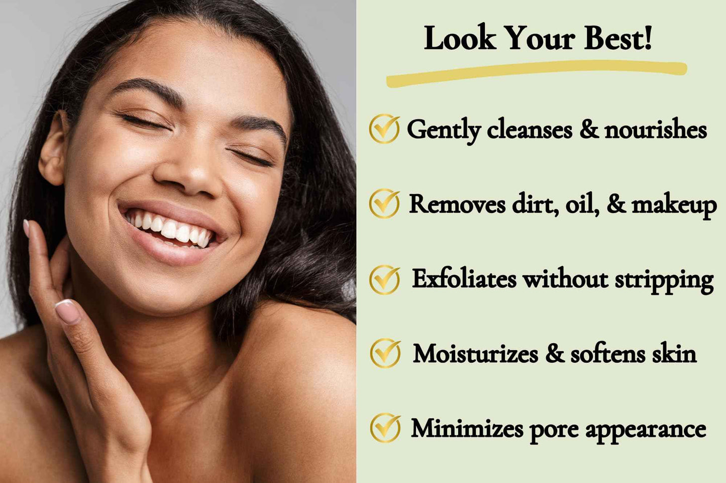 Goldcrest Naturals Natural Face Wash Powder–Waterless Cleanser for Acne-Prone, Oily, Sensitive Skin–Cruelty-Free, Plant-Based, Preservative-Free–Gently Exfoliates with Organic Neem & Niacinamide, 2oz