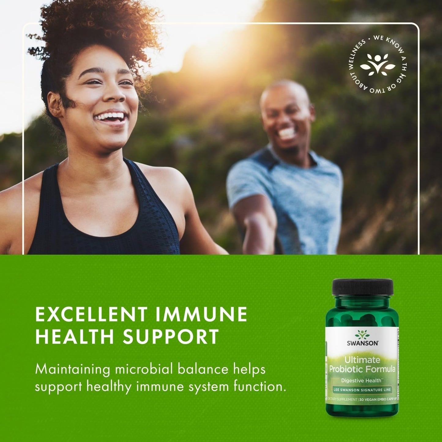 Swanson Ultimate Probiotic Formula Digestive Health Immune System Support 66 Billion CFU Prebiotic NutraFlora scFOS 30 DRcaps Veggie Capsules (Caps)