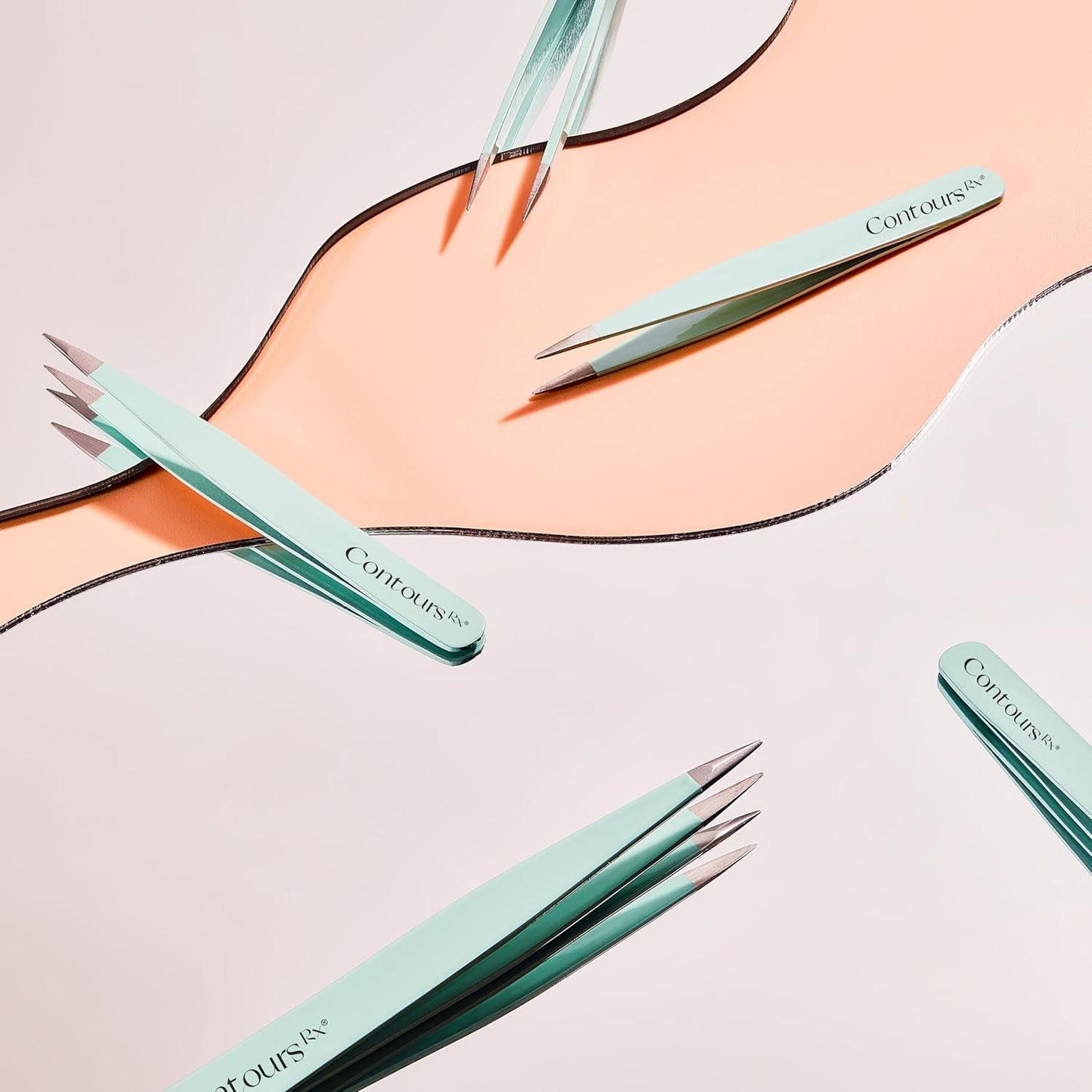 Precision Tweezers - Needle Nose Stainless Steel for Eyebrow Grooming & Lash Application | TSA-Approved 3" & 4" Combo Pack