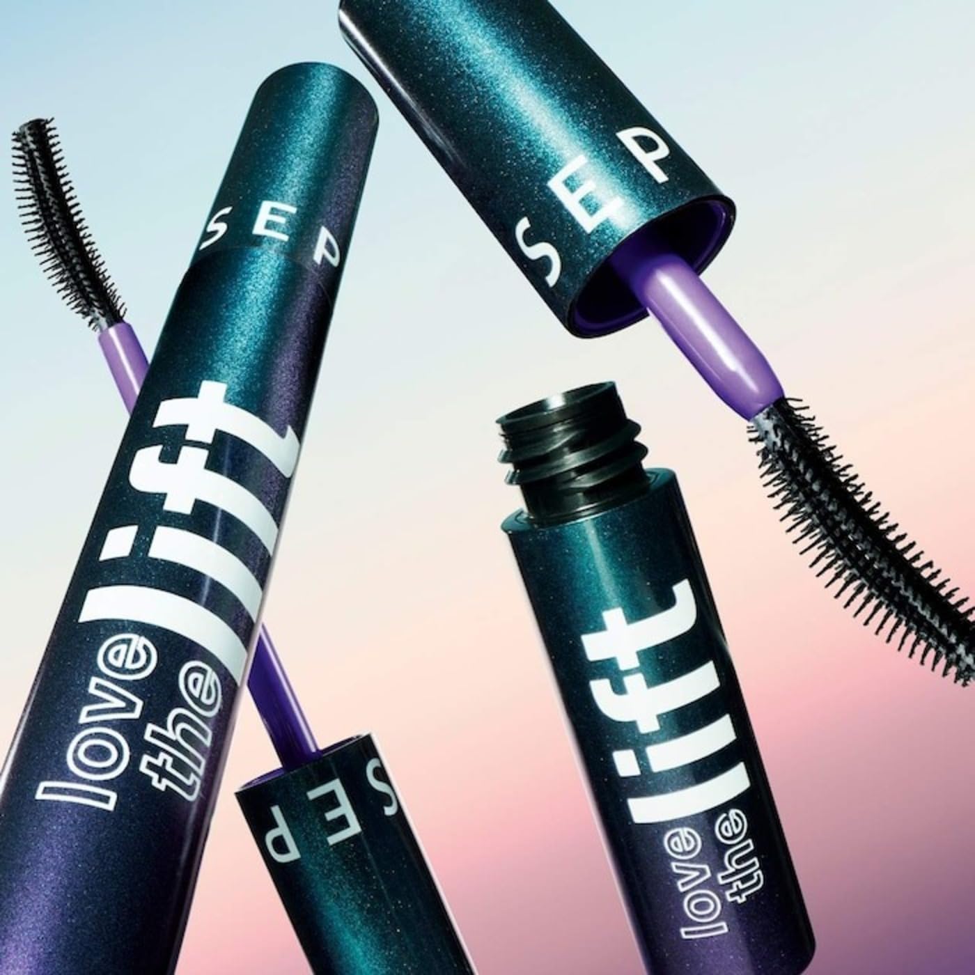 Sephora Love The Lift Mini Curling and Volumizing Mascara - Ultra Black, 0.17 Ounce (Pack of 1)