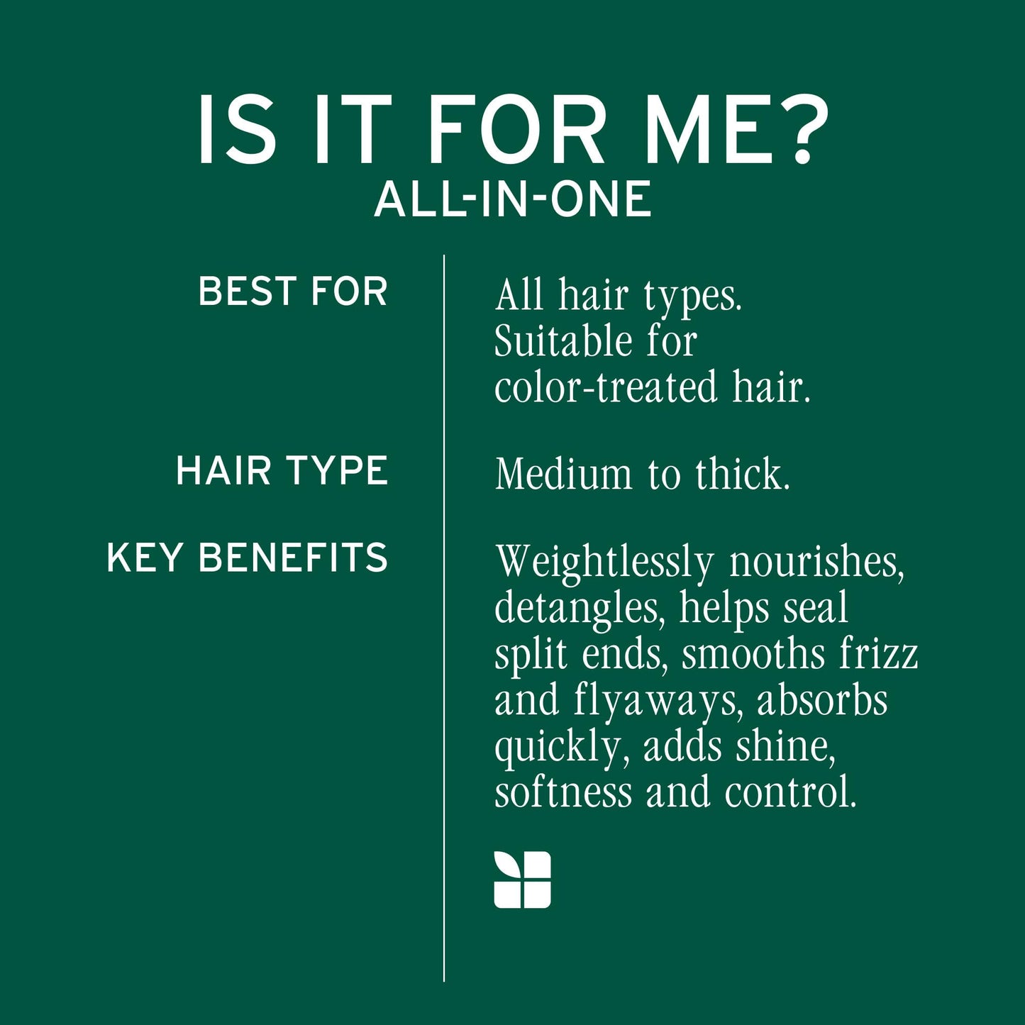 Biolage All-In-One Multi-Benefit Styling Oil - Detangles, Nourishes & Smoothes, For All Hair Types, With Moringa Oil, Vegan, 3.4 Fl Oz