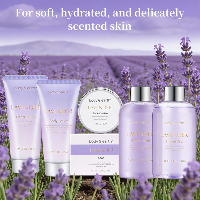 Bath and Body Gift Set for Women, 8 Pcs Vanilla Spa Set Gifts with Tumbler, Birthday Gifts for Women, Unique Gift Ideas for Her, Mom