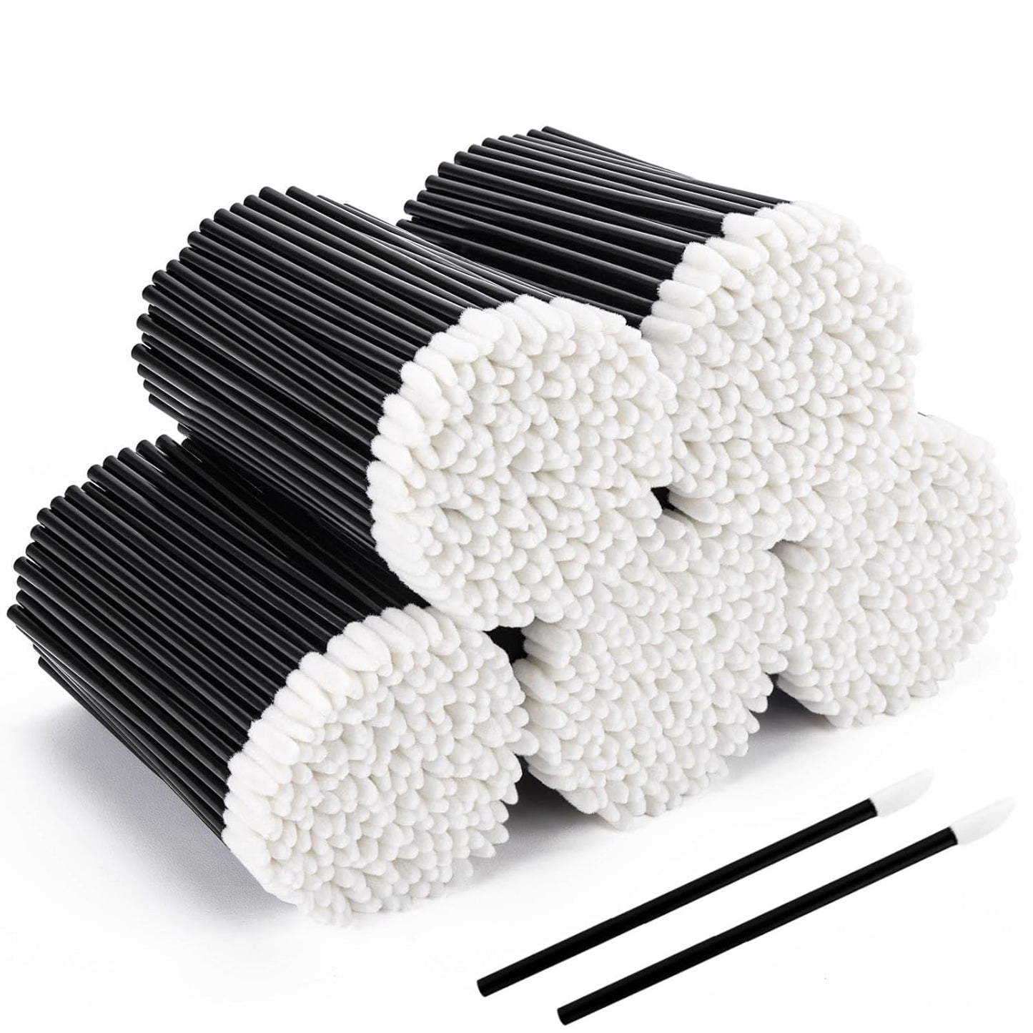 Lip Wands - 2000 Disposable Lip Applicators for Lipstick & Lip Gloss | Lint-Free Makeup Brushes