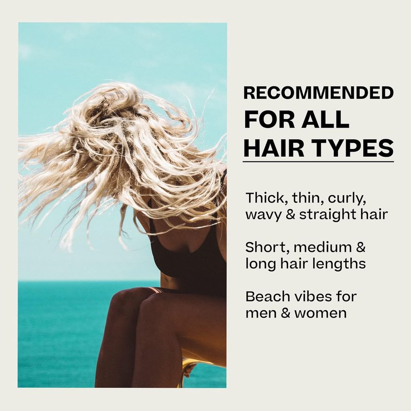 Byrd Sea Salt Surfspray - Texturizing & Volumizing Spray for Men | Salty Coconut Scent, 8 Fl Oz (Pack of 2)