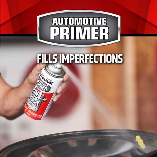 Rust-Oleum 260510 Stops Rust Automotive 2-in-1 Filler & Sandable Primer Spray, 12 oz, Gray