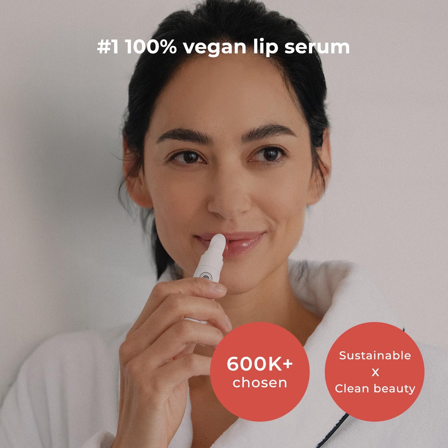 INNA ORGANIC Organic Lip Balm, Moisturizing, Fine Line Care & 100% Vegan Lip Serum, EWG & COSMOS Certified | Frankincense Essential Oils Infused Skin Care | Luxury Clean Beauty