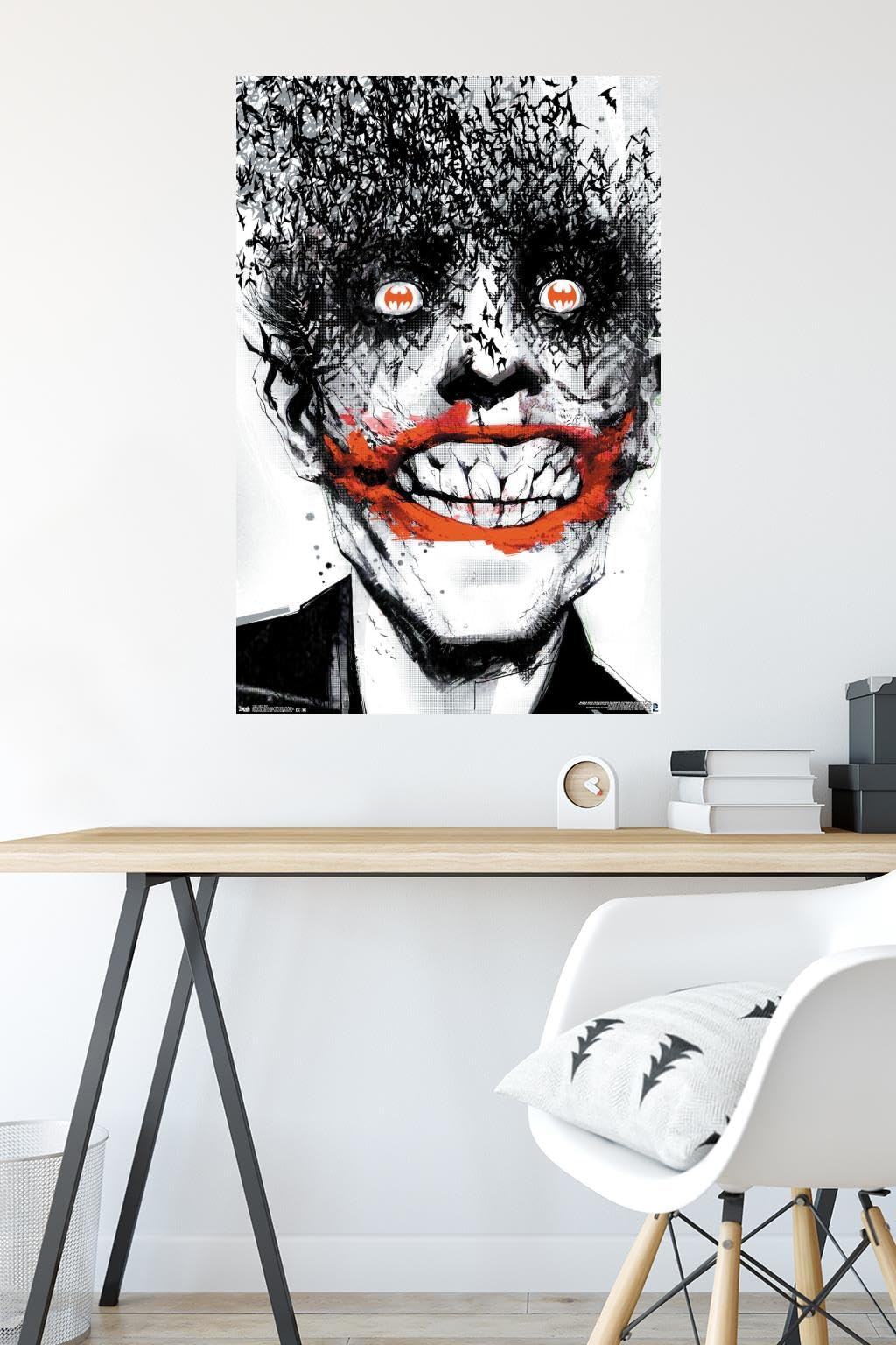 Trends International DC Comics - The Joker - Bats Wall Poster, 22.375" x 34", Unframed Version