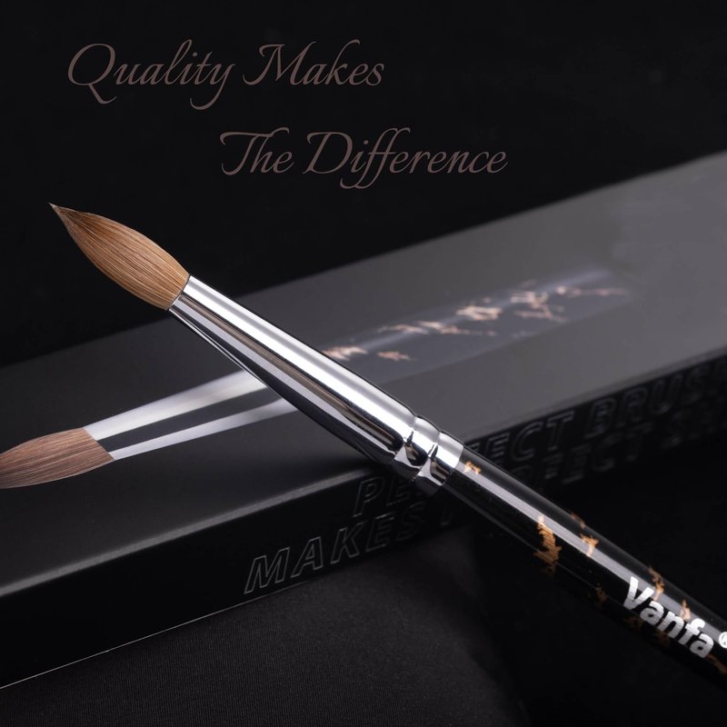 VANFA Acrylic Nail Brush with Pure Kolinsky Hair K08