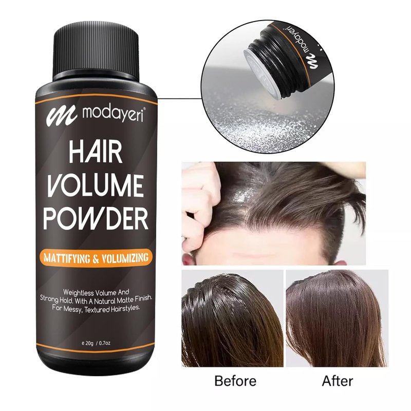 Hair Volumizing Powder - Weightless Volume & Strong Hold for Textured Hairstyles | 0.7 Oz