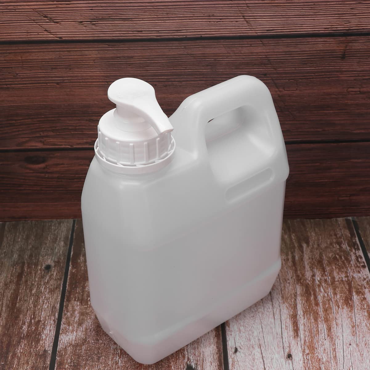 Pump Dispenser Bottles 16Oz Refillable Liquid Storage Containers with Anti-Leak Gasket and Mechanical Spring Press 2 Pack for Cosmetic and Chemical Use
