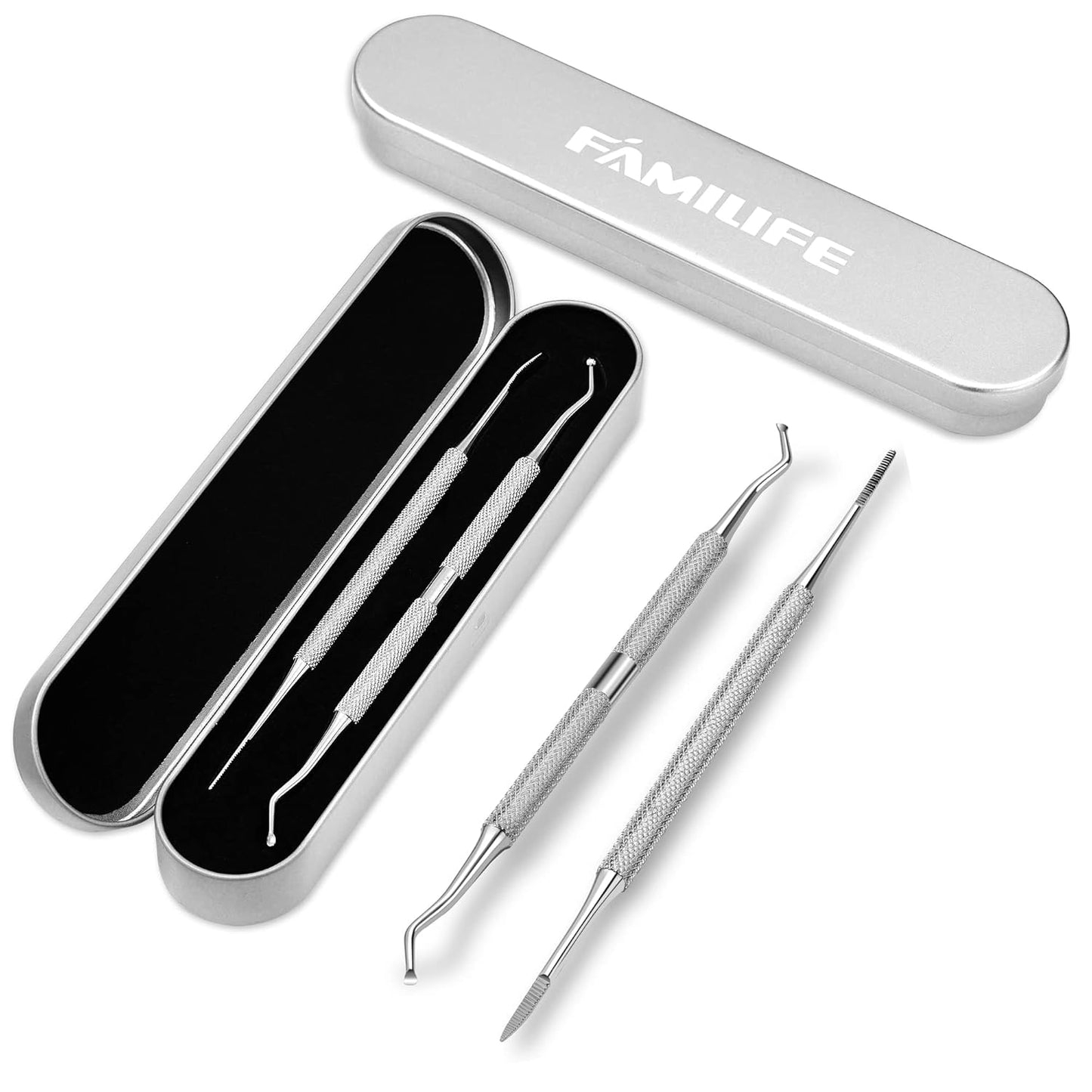 Manicure Set for Men - 16-Piece Professional Grooming Kit | Stainless Steel Nail Clippers & Pedicure Tools